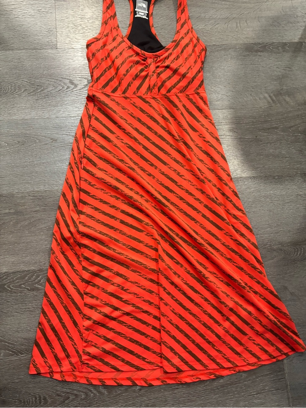 Sexy North Face maxi stretch dress - Picture 4 of 9